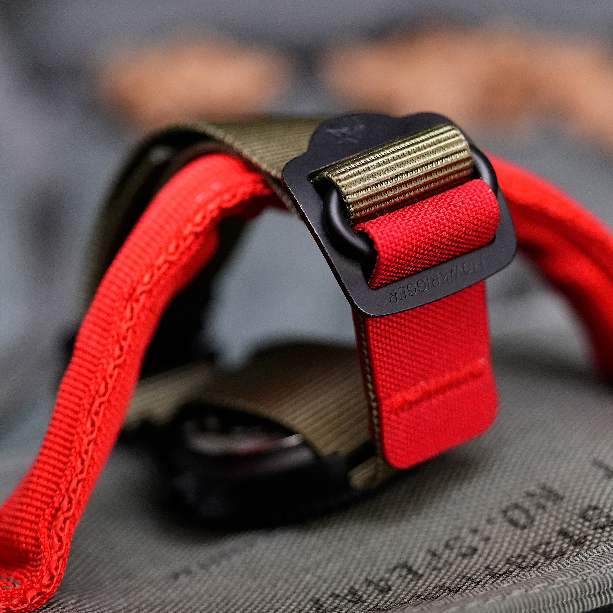 Field Strap O-Rig PVD Green Red