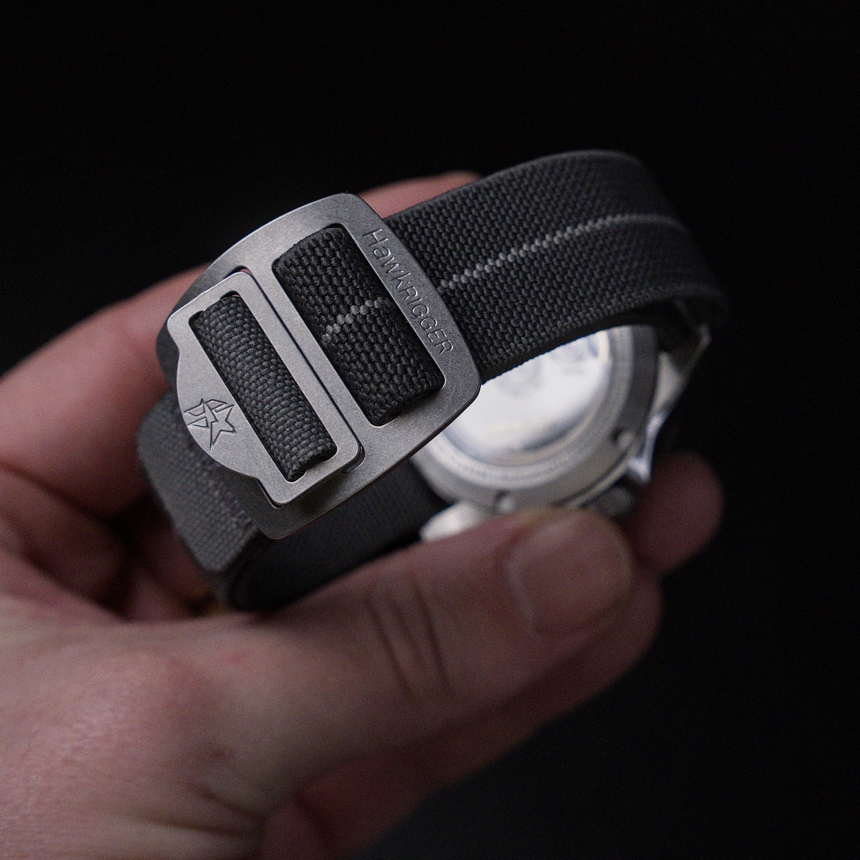 Riggerband M2 Charcoal/Grey [Fixed Bar & Spring Bar Compatible ...