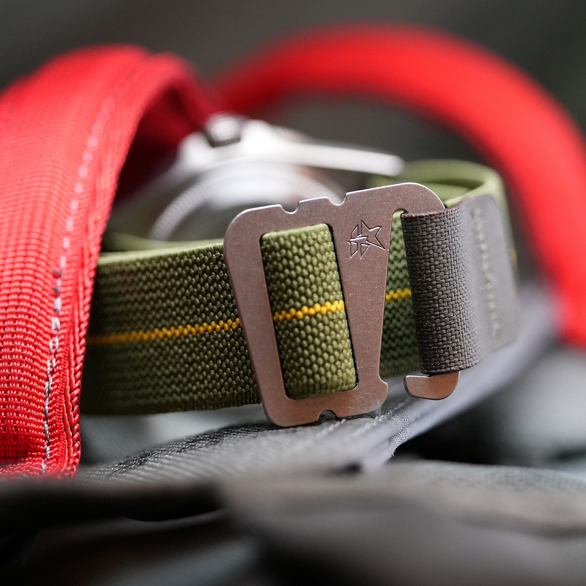 Grappleband 'Vintage' Green/Yellow [Fixed Bar & Spring Bar Compatible]