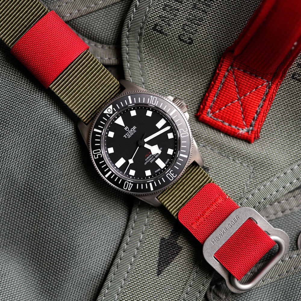 T-11 O-Rig Olive/Red – Hawkrigger